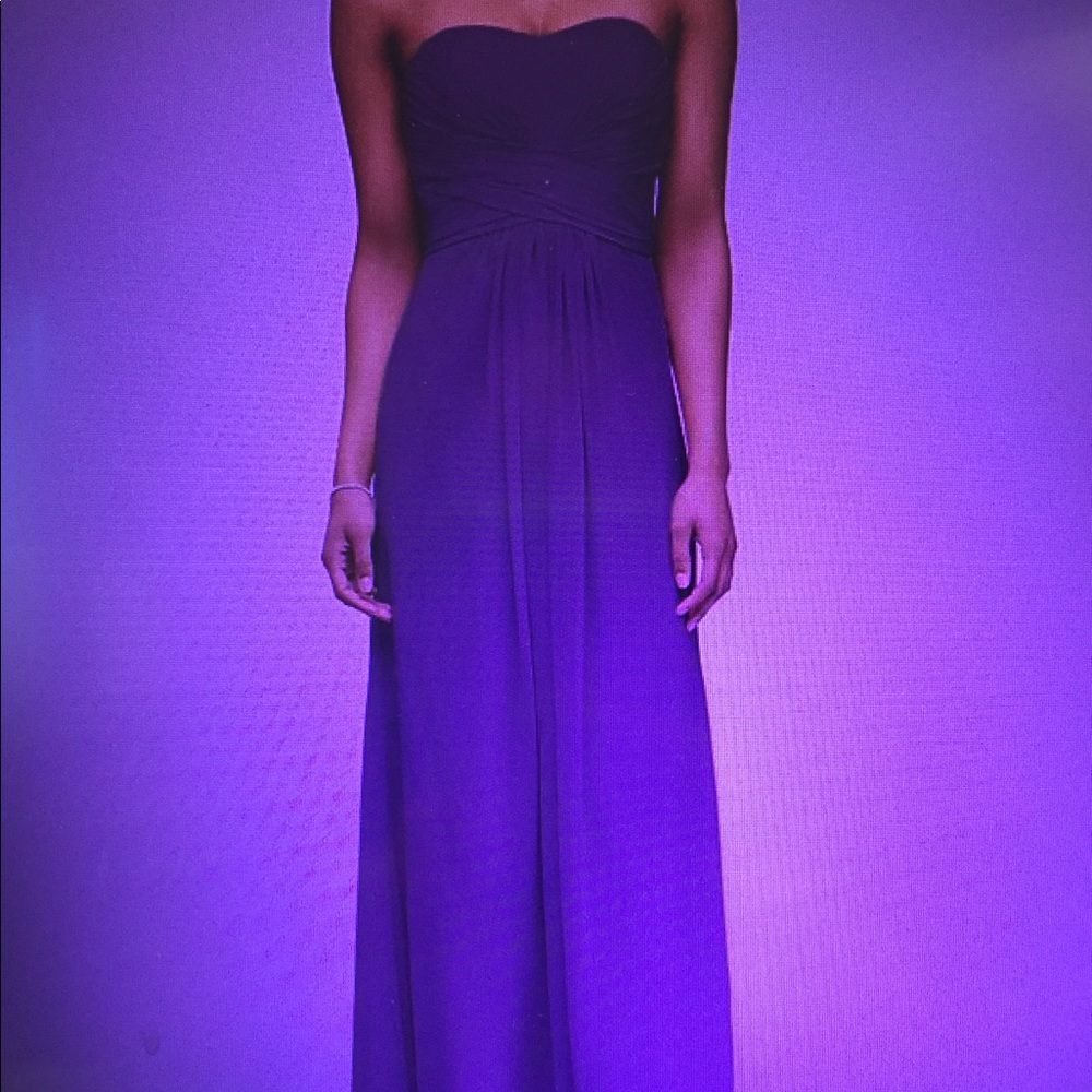 David’s Bridal Long Chiffon Dress